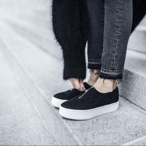 Vince Black Warner Slip-on Sneaker Sneaker